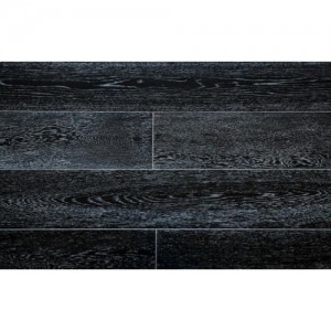 Массивная доска Amber Wood Дуб Черно-белый Браш Лак 18х120х300-1800 мм